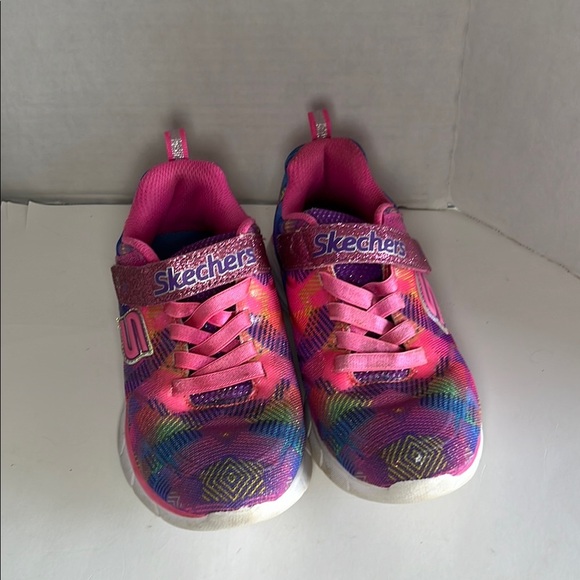 Skechers Pink Sneakers Vibrant Design Comfort - Picture 1 of 11